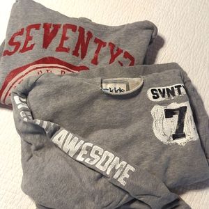 American Eagle 77kids hoodies size 14